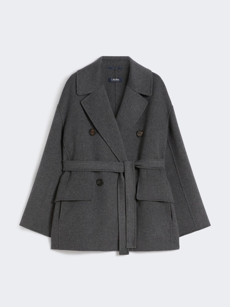 コート Max Mara S Coats Grey Wool wrap coat in grey - S Max Mara | Mytheresa