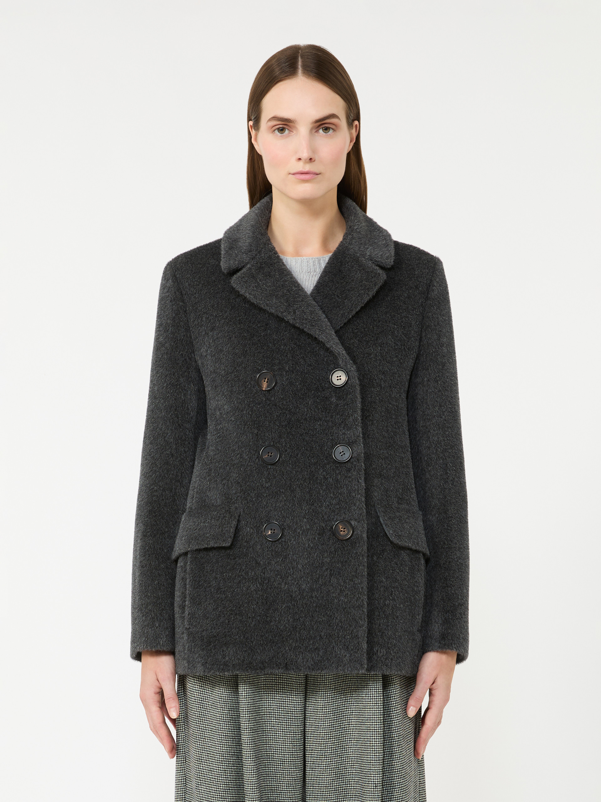아틸리오 알파카 코트 - MEDIUM GREY - Max Mara - 2