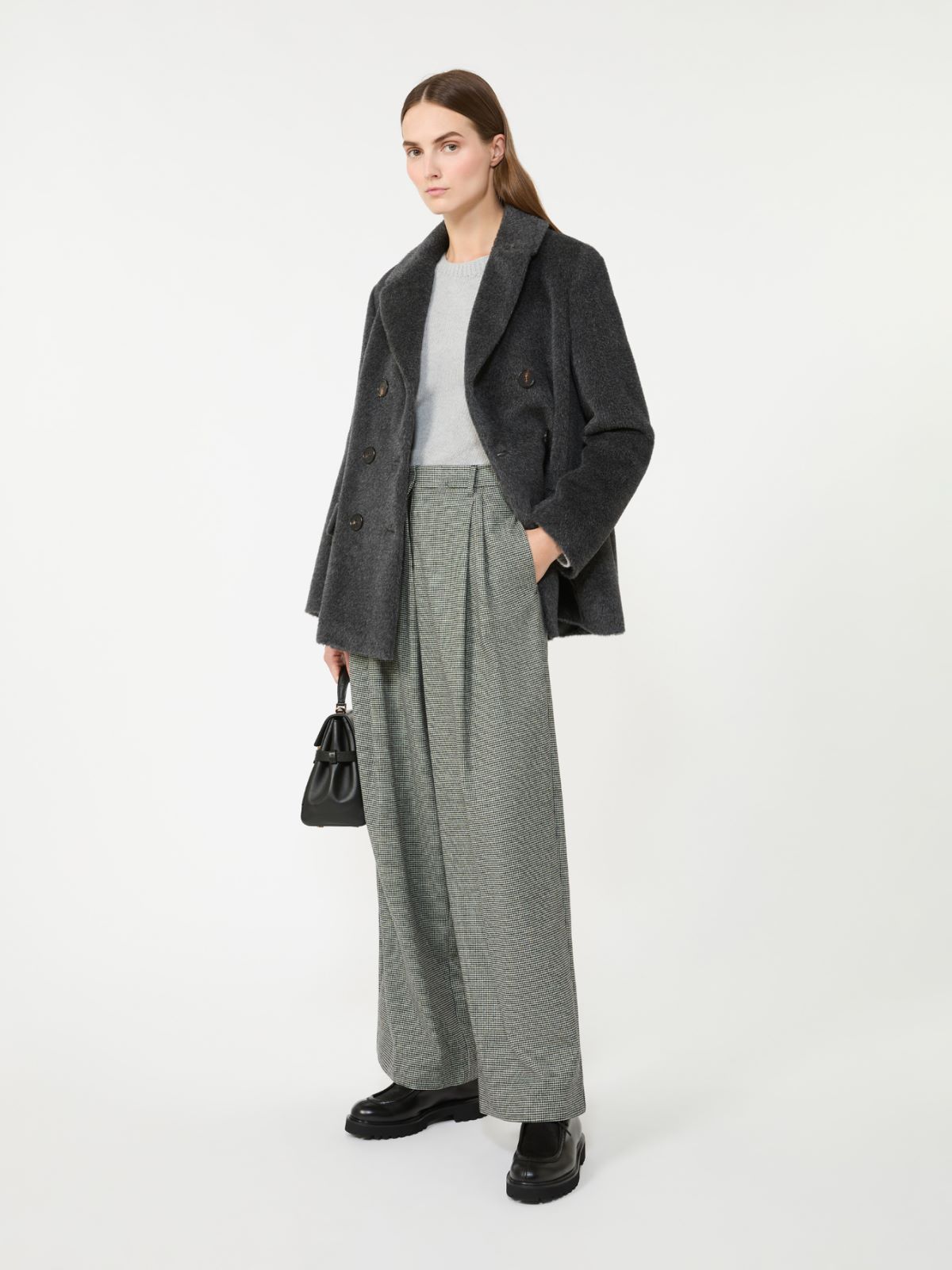 아틸리오 알파카 코트 - MEDIUM GREY - Max Mara - 5