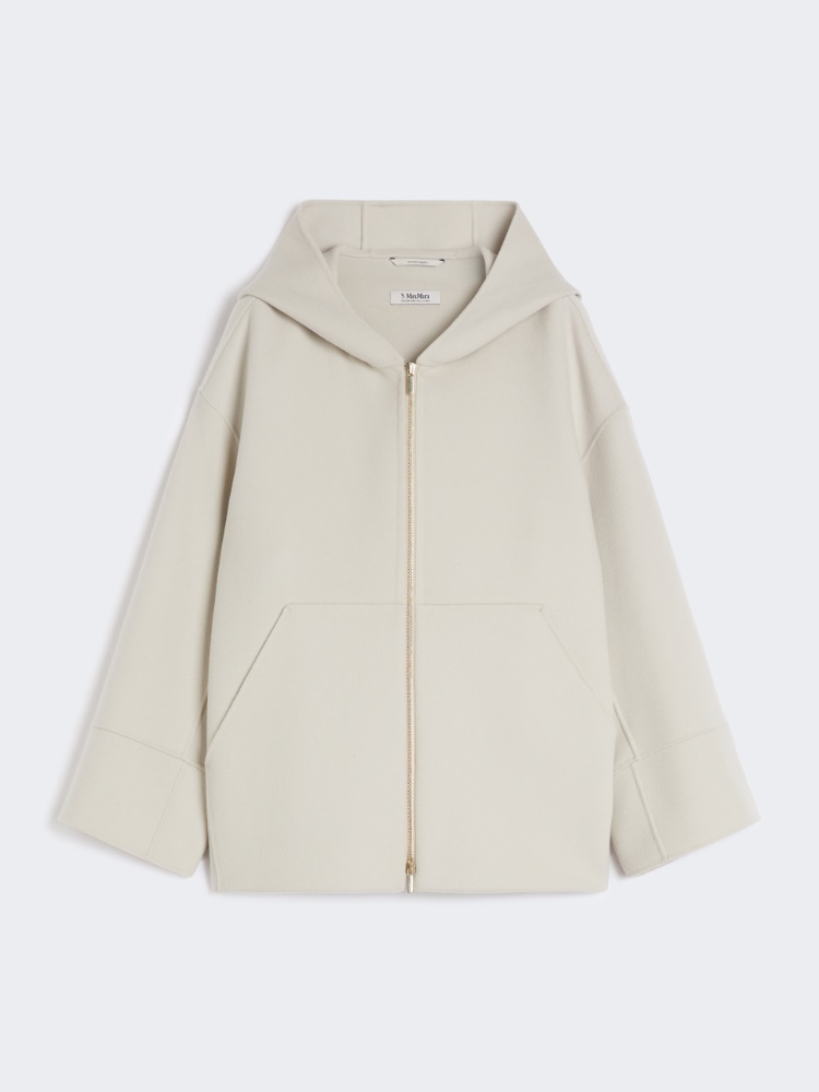 ★Max Mara★ 23FW INNOCUO bag logo brushed hooded zip-up 239 Hoodies female | Max Mara