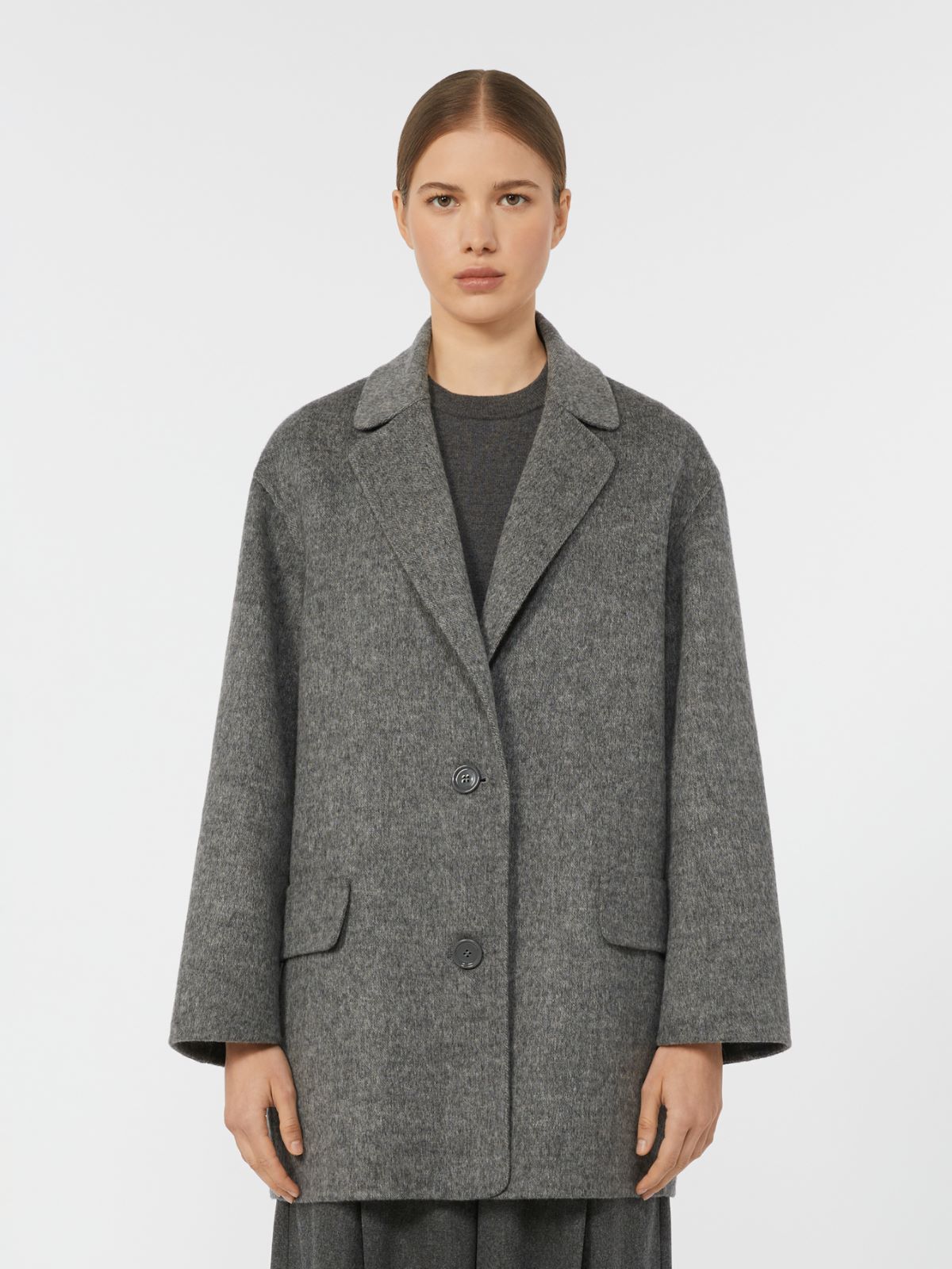 Double-sided wool jacket - MEDIUM GREY - Max Mara - 2