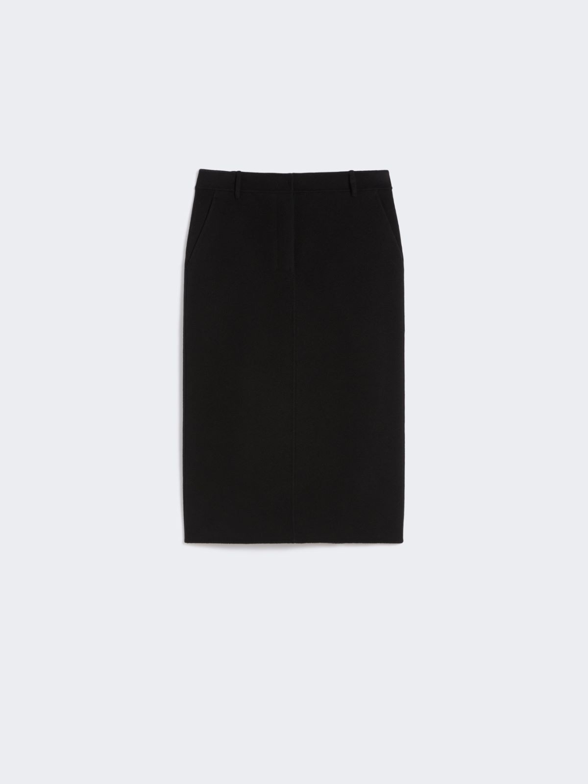 [ジェーン] ピュアウール ダブルフェイス ペンシルスカート - BLACK - Max Mara - 8