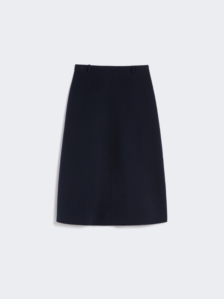 Flared wool skirt - NAVY - Max Mara