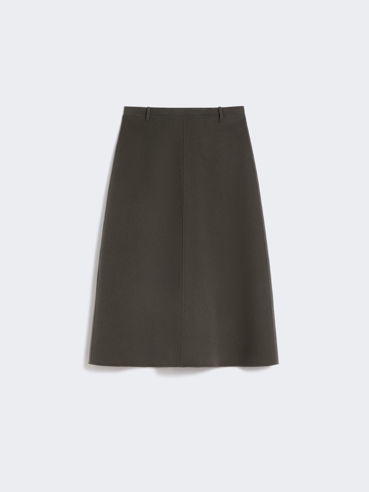 Flared wool skirt - GREEN - Max Mara
