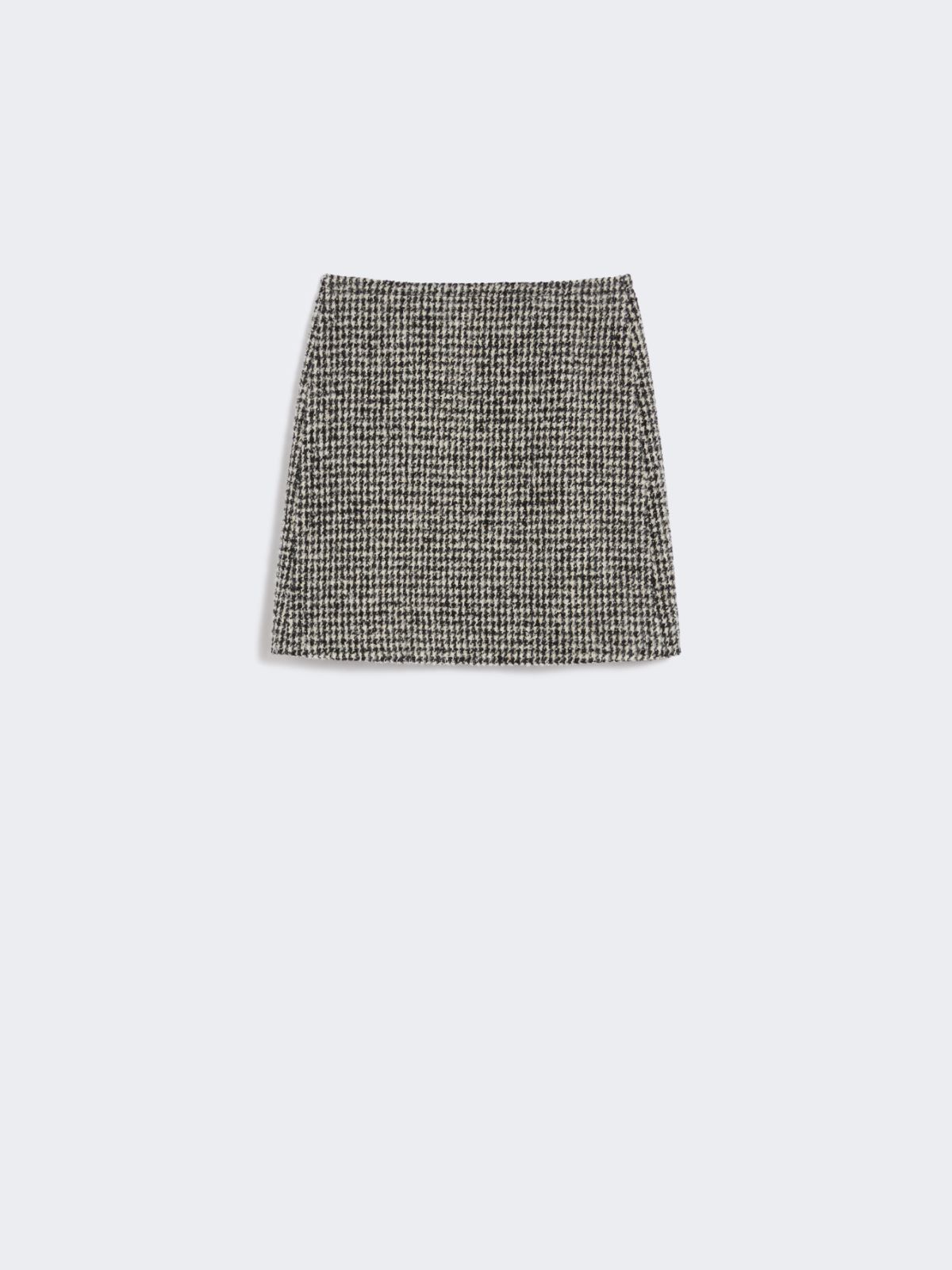Wool and alpaca mini skirt - BLACK - Max Mara - 8