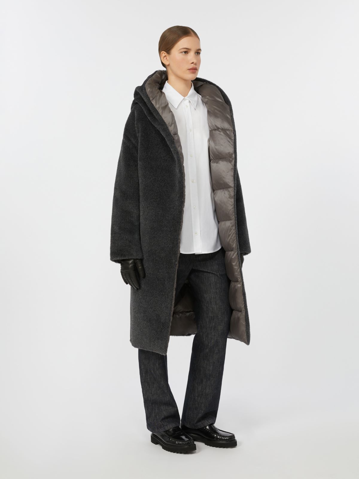Koszula z bawełny oxford - BIAŁY - Max Mara