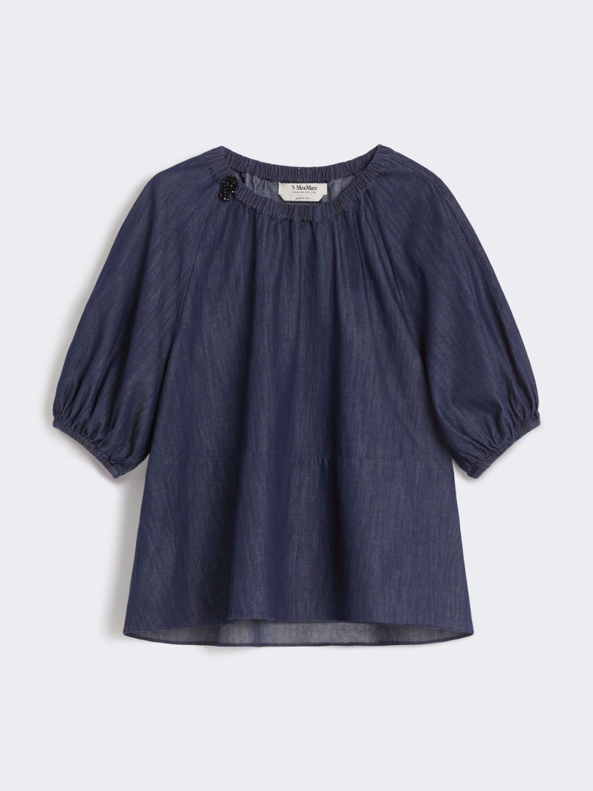Lightweight denim blouse - MIDNIGHTBLUE - Max Mara - 9