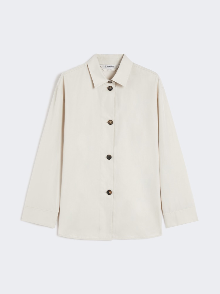 벨리 코튼 셔츠 - ECRU - Max Mara