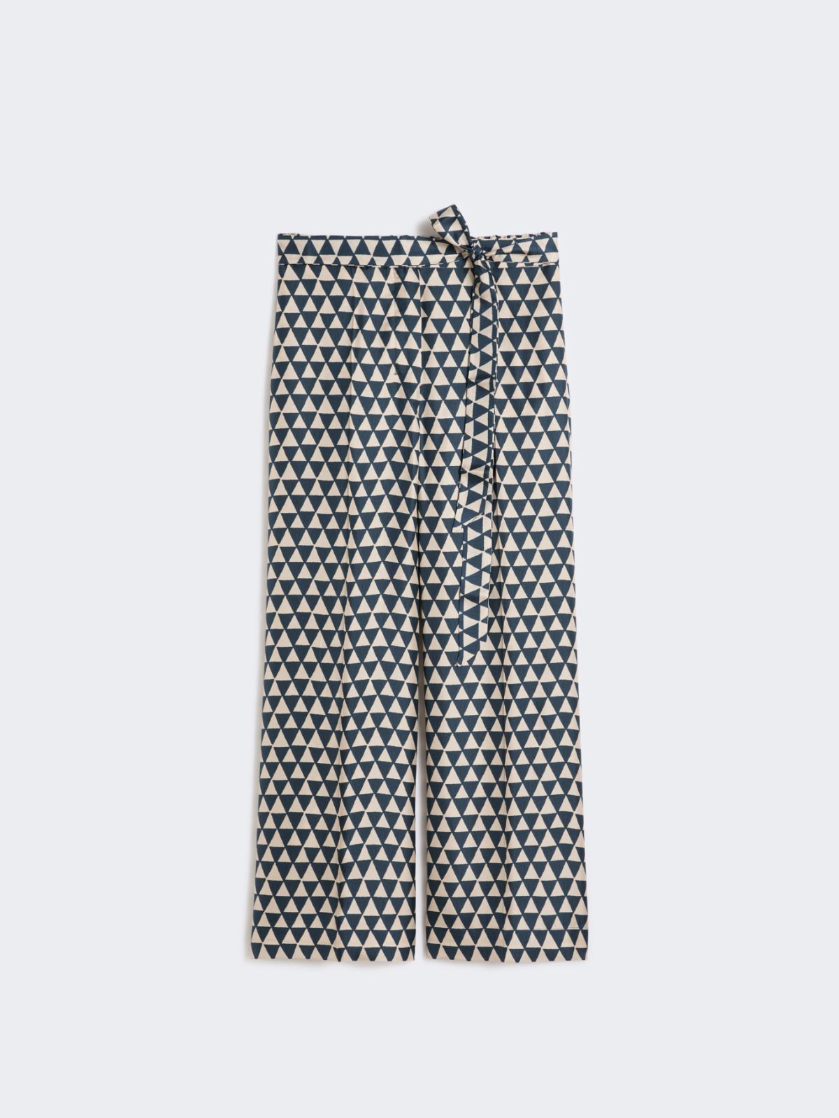 Printed silk trousers - ULTRAMARINE - Max Mara - 8