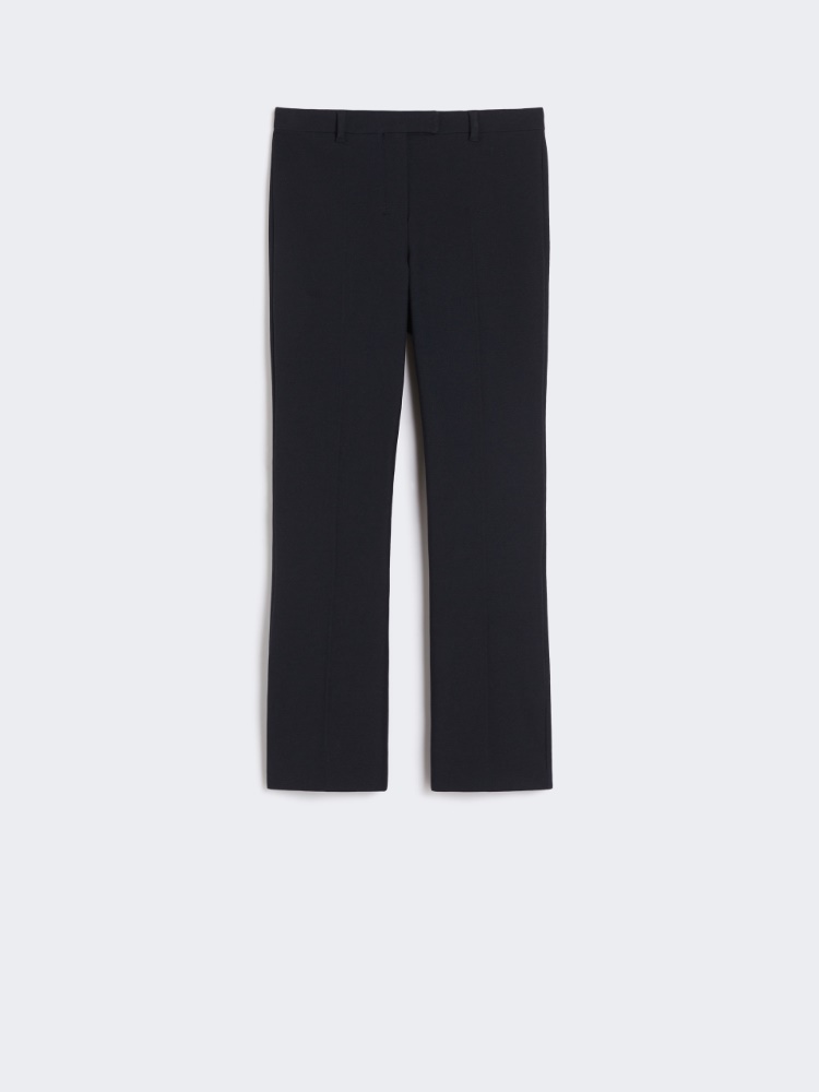 Hose aus Baumwollmischgewebe mit Stretchanteil - NACHTBLAU - Max Mara