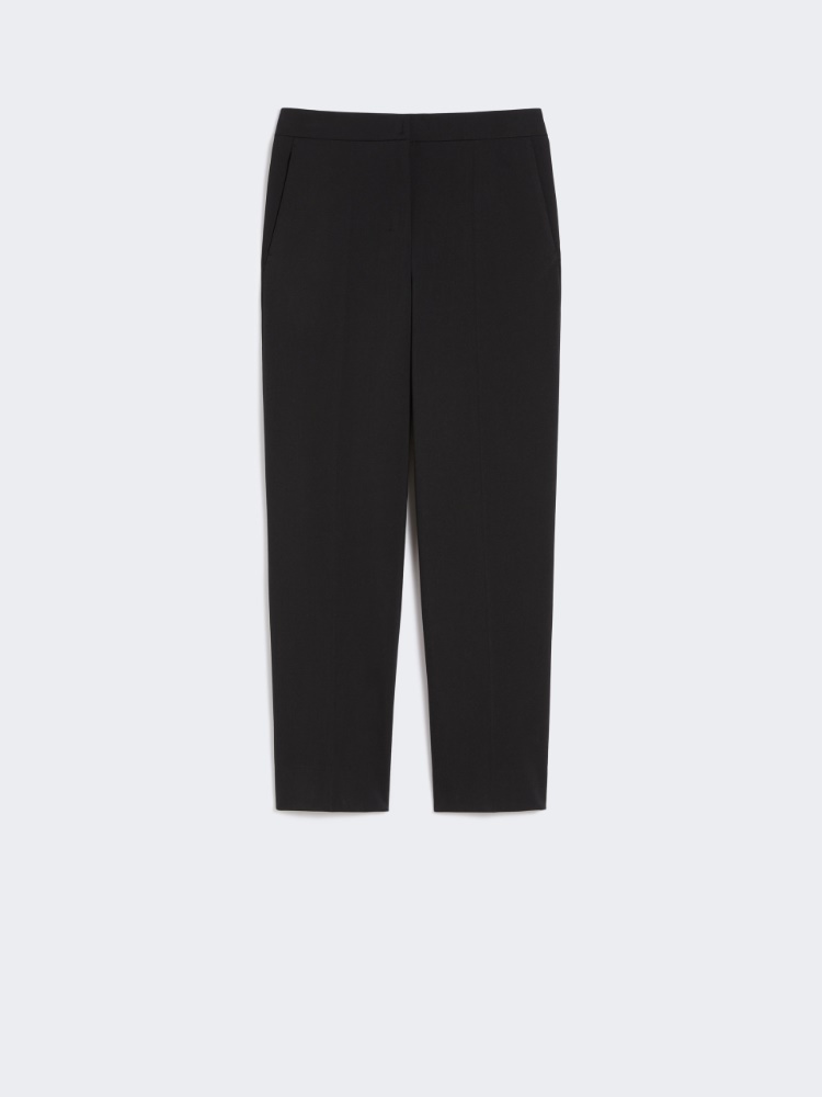 Pantalón ajustado de gabardina - NEGRO - Max Mara