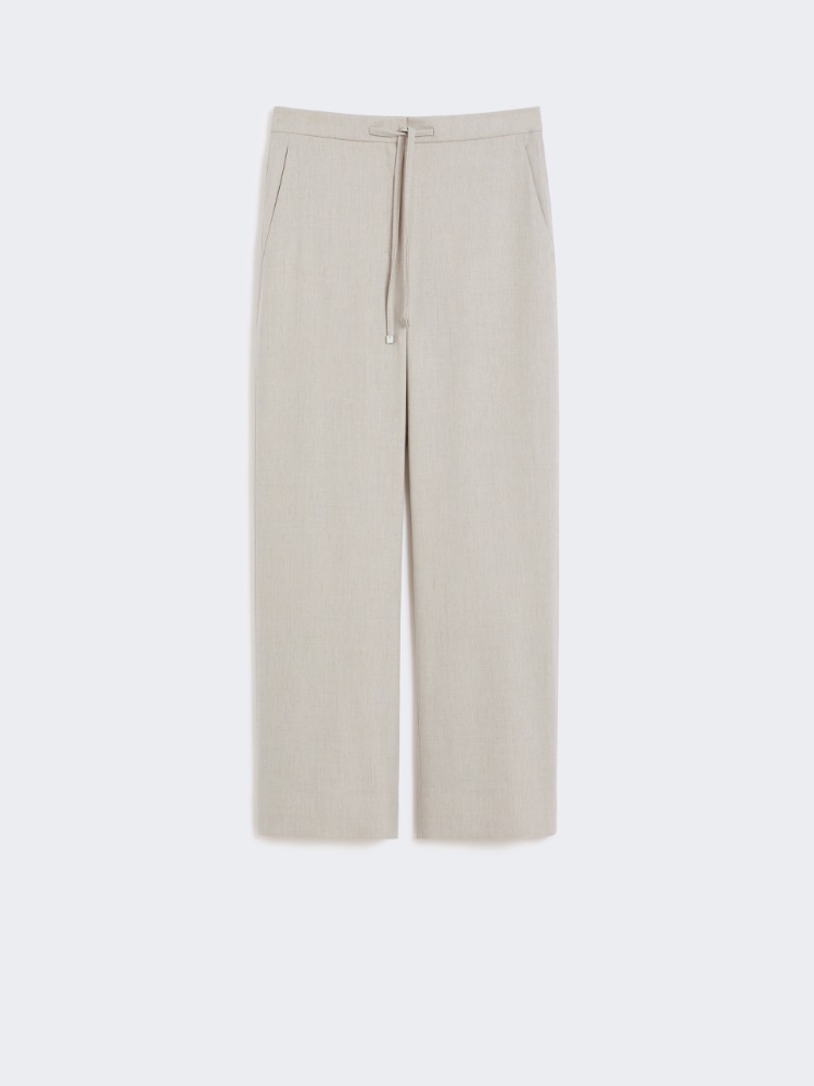 [フローリア] ウール フランネル ジョガー パンツ - ICE - Max Mara