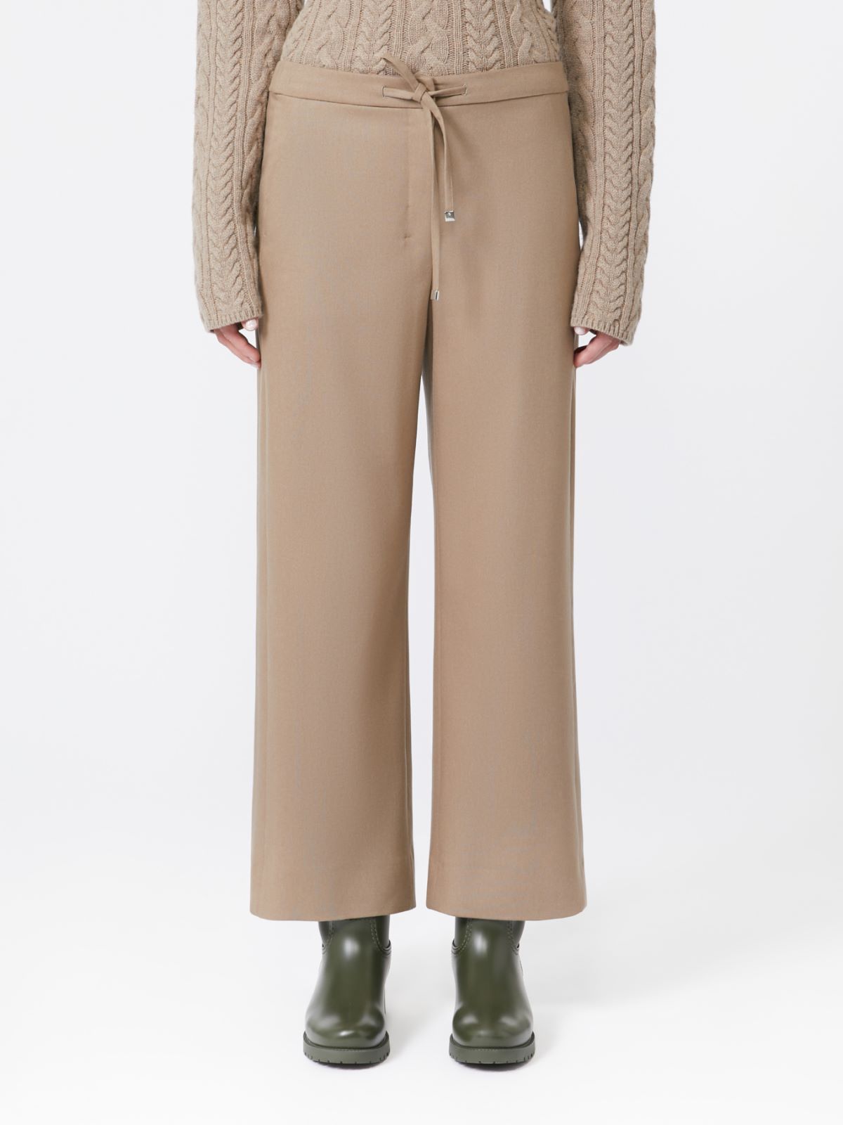 Wełniane joggery - BISZKOPTOWY - Max Mara - 2