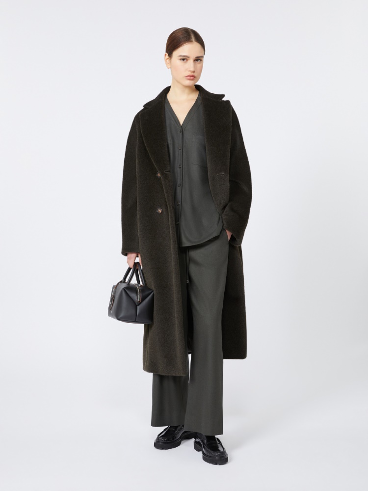 Wool joggers - DARK GREEN - Max Mara