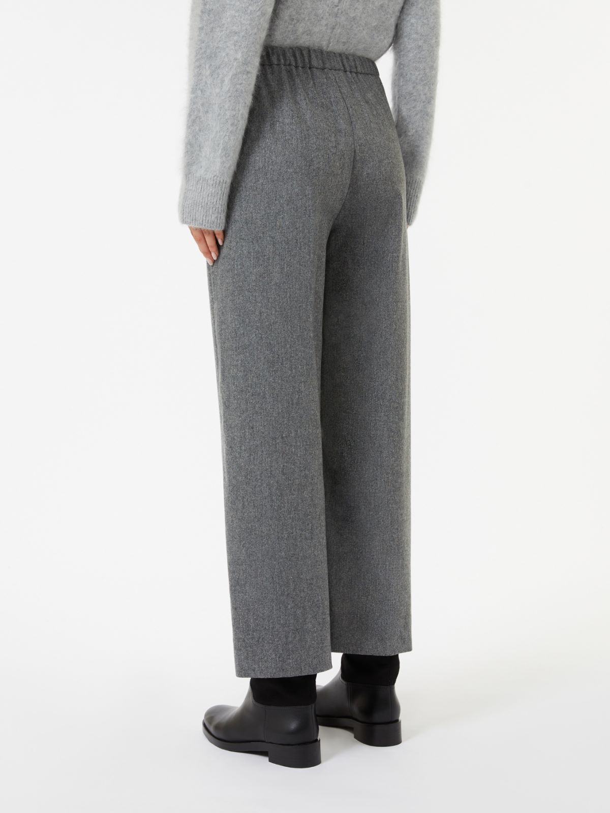 Wool joggers - MEDIUM GREY - Max Mara - 3