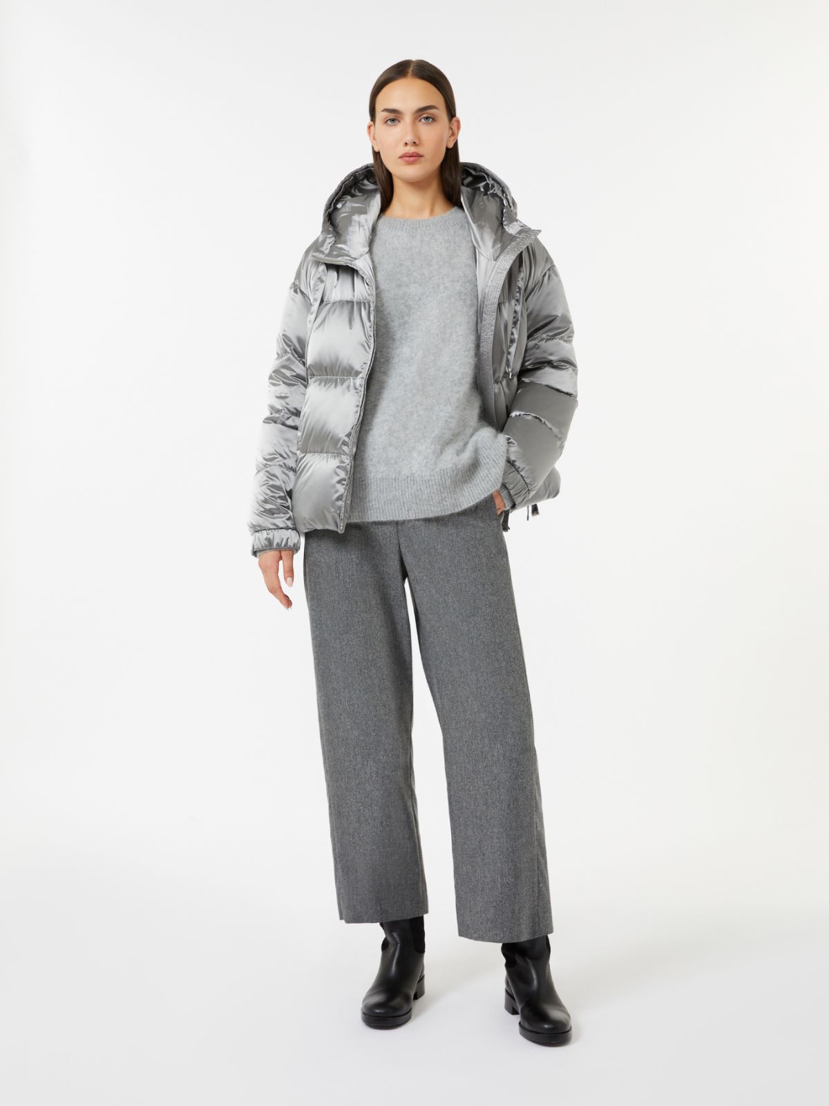 Wool joggers - MEDIUM GREY - Max Mara