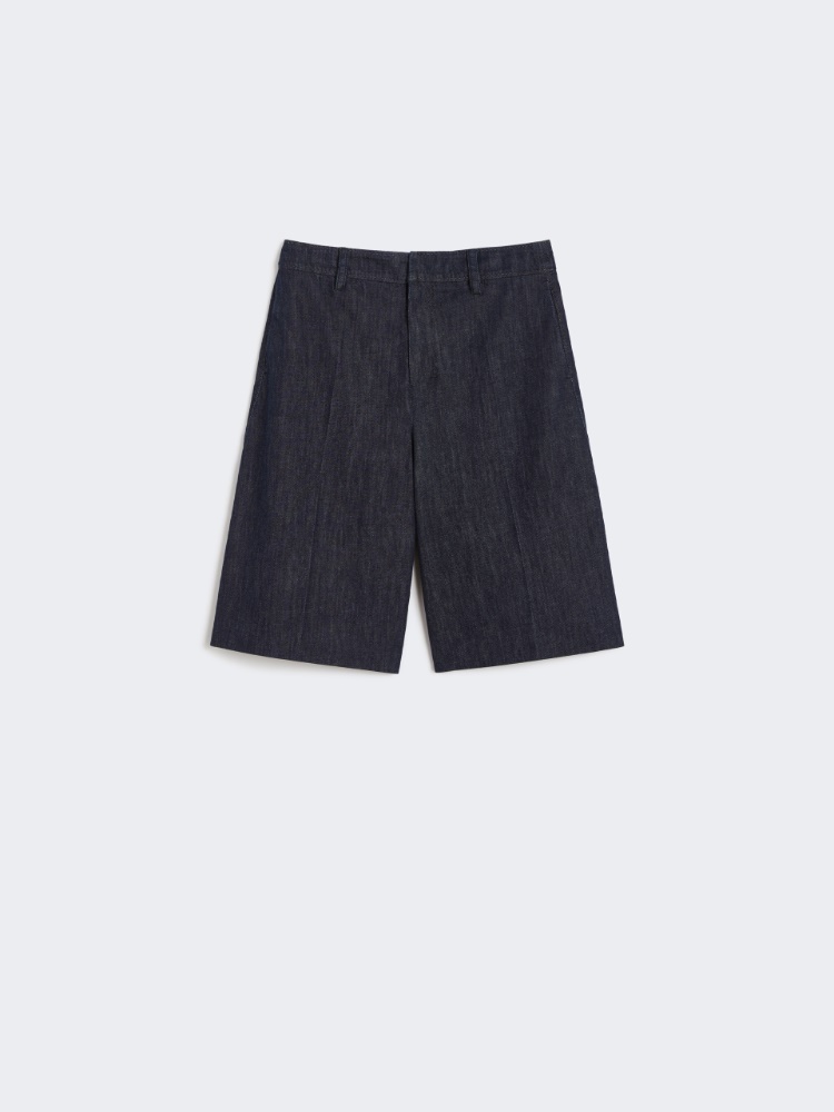 Bermuda in denim indaco - BLU MARINO - Max Mara