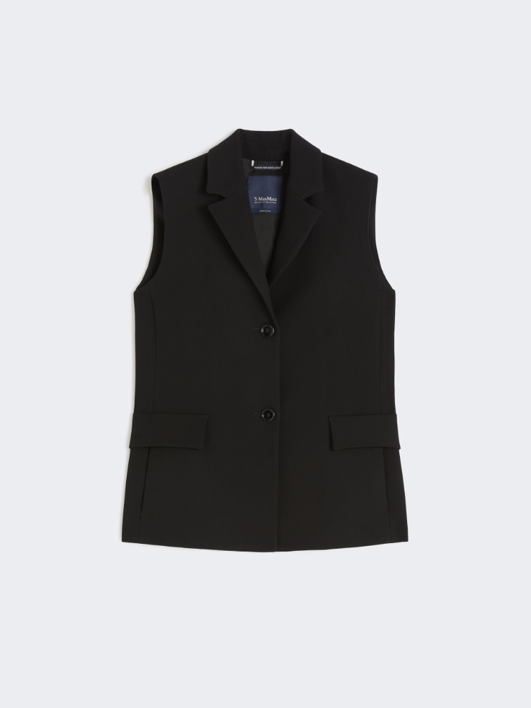 直営♪Max Mara ダブルブレスト キャディブレザー GABARRA Double-breasted cady blazer, black | 