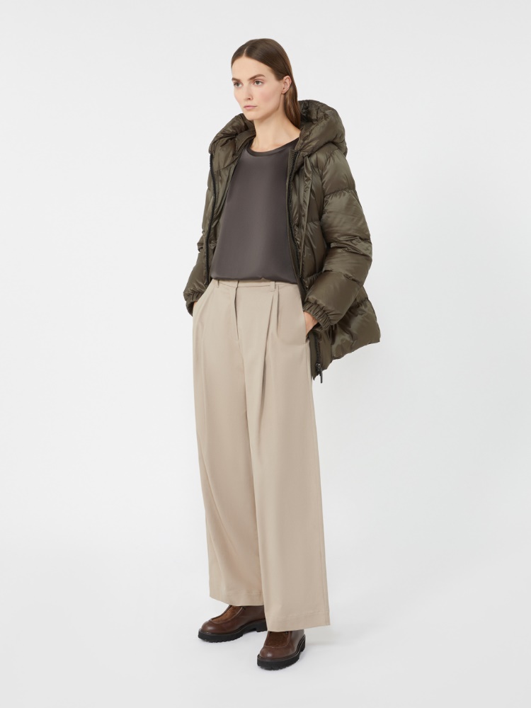 Satin T-shirt - GREEN - Max Mara