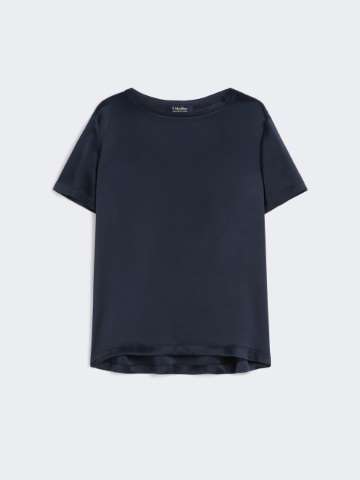 【送料&関税込】'S Max Mara Rebecca Satin T-shirt Rebecca satin T-shirt in red - S Max Mara | Mytheresa