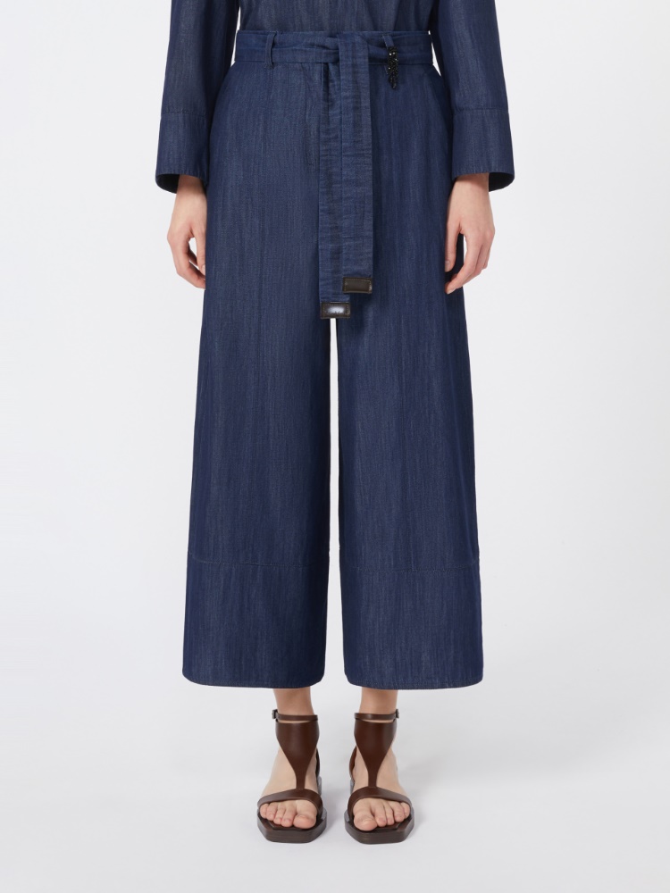 ロベルタ] ピュア コットン デニム パンツ, midnightblue