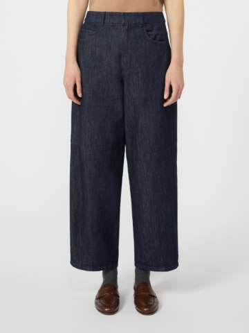 デニム・ジーパン 'S Max Mara Marianna S Max Mara Jeans Womens 2 Capri Blue Denim Cropped Casual