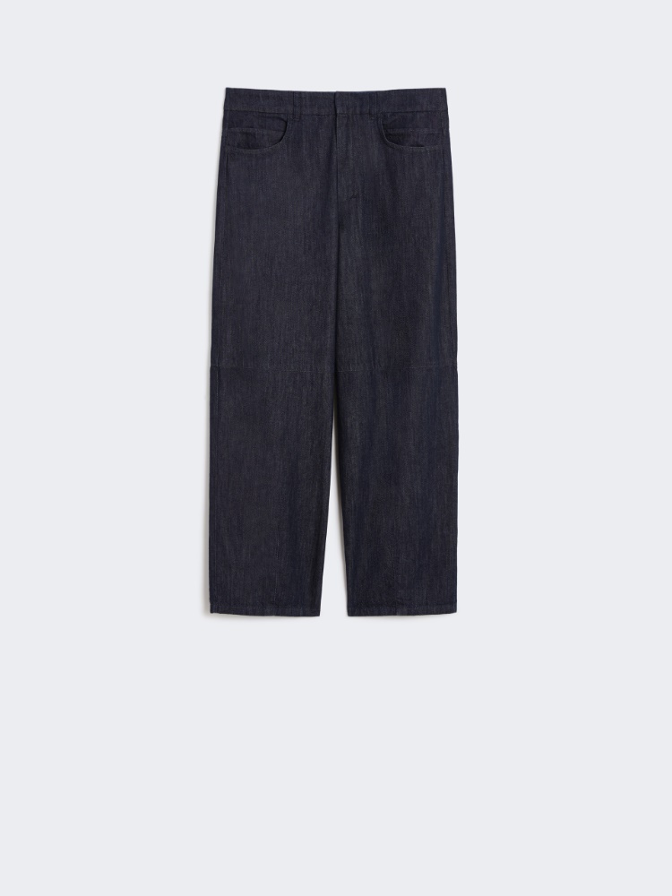【★日本未入荷★】 S MAXMARA ☆ ワイドデニムパンツ JOHN Wide-fit denim jeans, ultramarine |