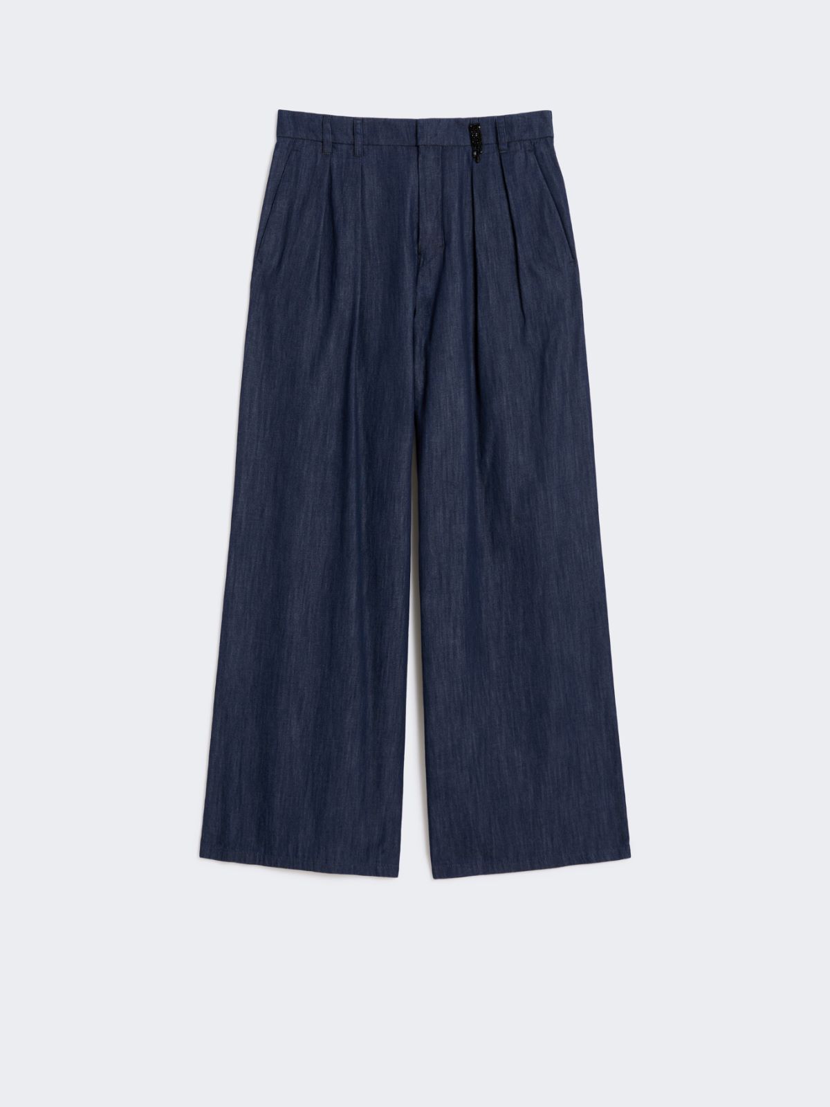 Cotton denim jeans - MIDNIGHTBLUE - Max Mara - 8