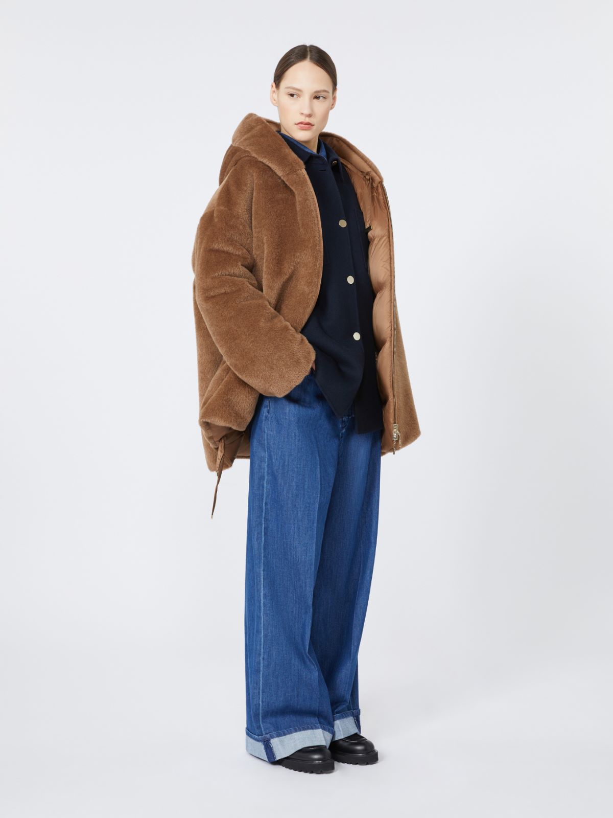 Washed denim jeans - ULTRAMARINE - Max Mara