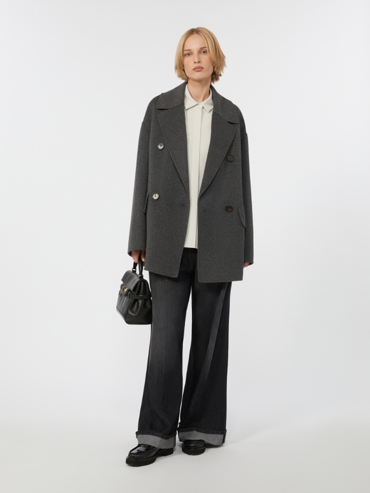 Denim turn-up jeans - BLACK - Max Mara