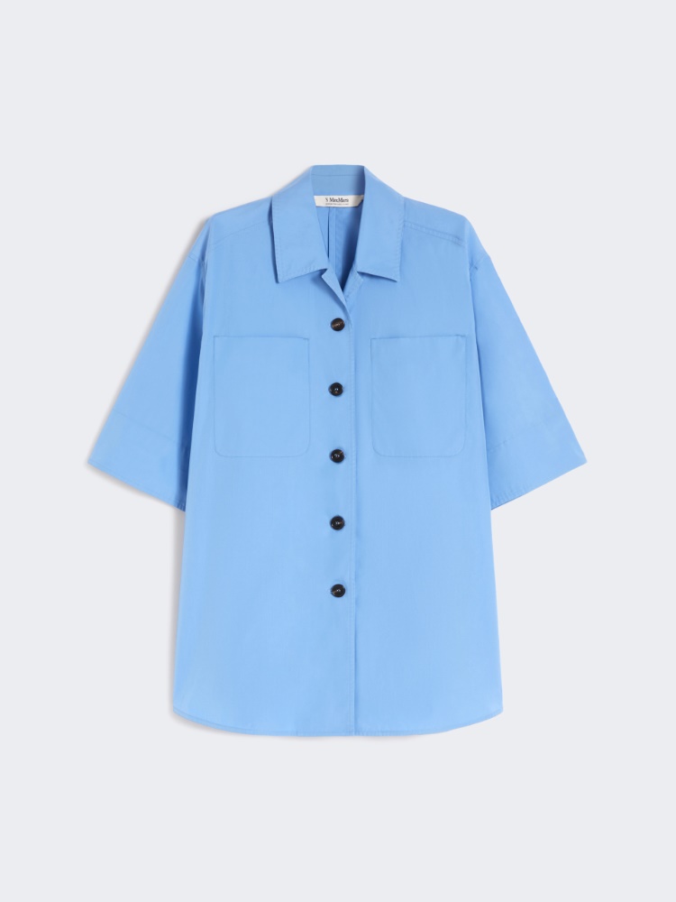 아담 코튼 셔츠 - LIGHT BLUE - Max Mara