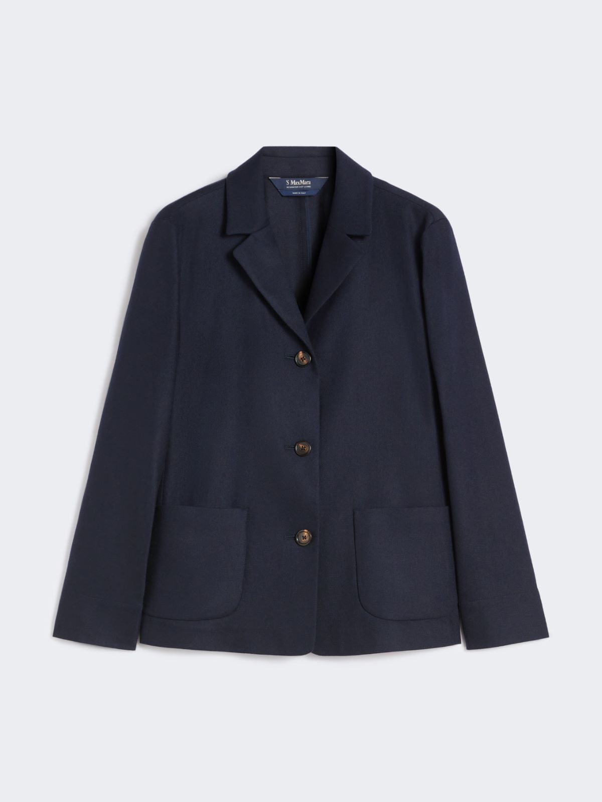 Wool flannel jacket - MIDNIGHTBLUE - Max Mara - 8