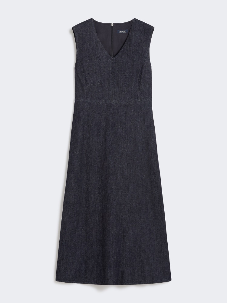 Flared denim dress - MIDNIGHTBLUE - Max Mara