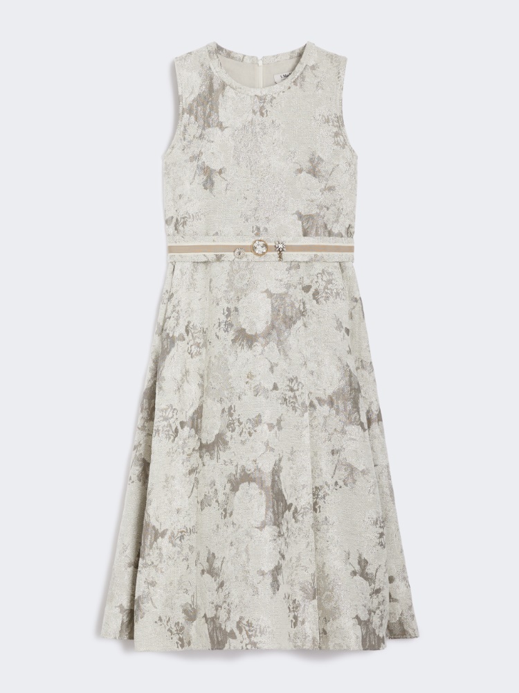 直営♪'S Max Mara ジャカード ノースリーブドレス PRISCILLA Sleeveless jacquard dress, ecru | 