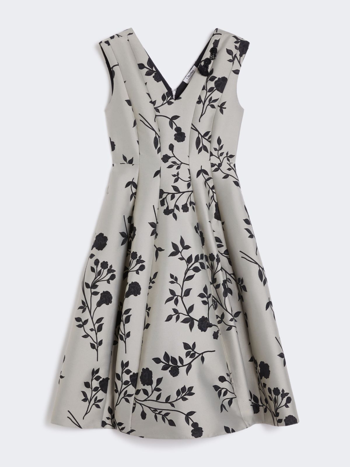 Cotton-blend jacquard dress - ECRU - Max Mara - 8