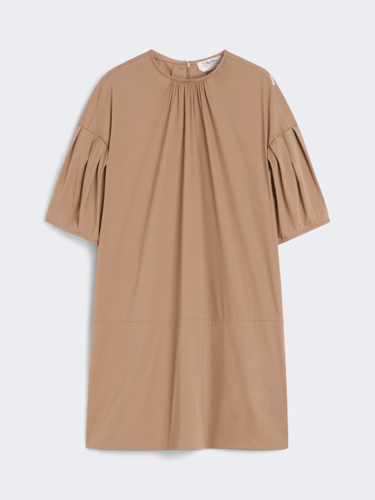 T-Shirt-Kleid aus Baumwollstretch - KAMEL - Max Mara