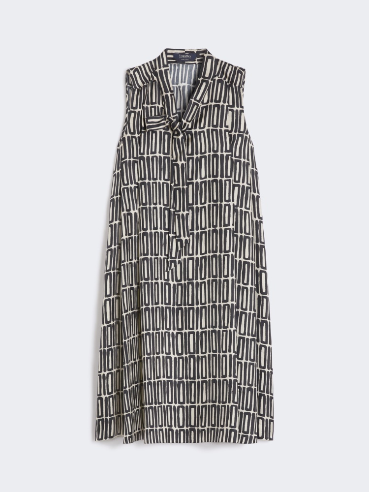 ☆’S Max Mara☆直営店買付☆お洒落ピュアシルクドレス/JACKIE Short printed silk dress, black | 