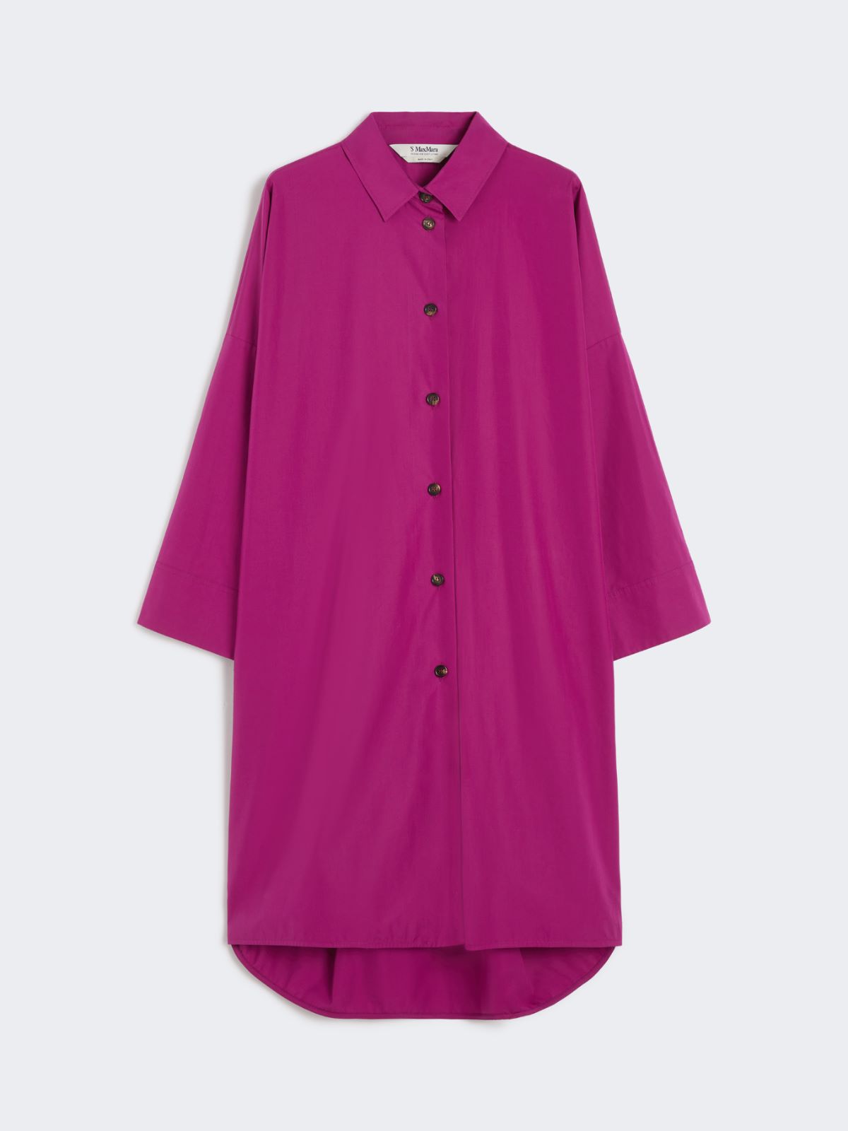 Cotton poplin shirt dress - PLUM - Max Mara - 8