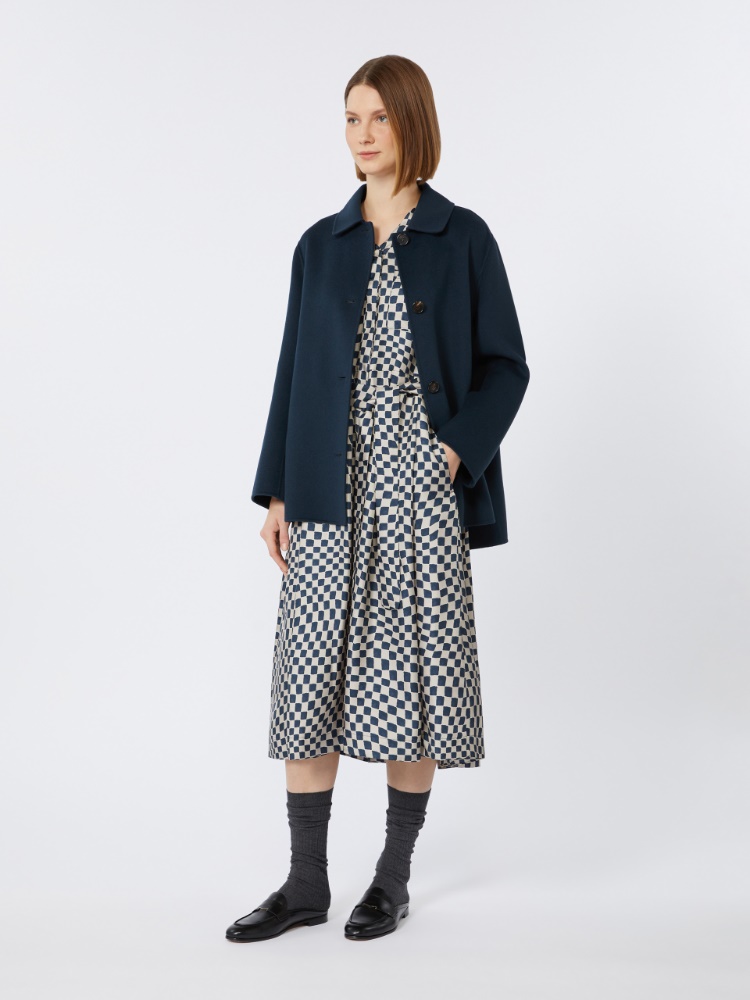 Wzorzysta szmizjerka z jedwabiu - ULTRAMARYNA - Max Mara - 2