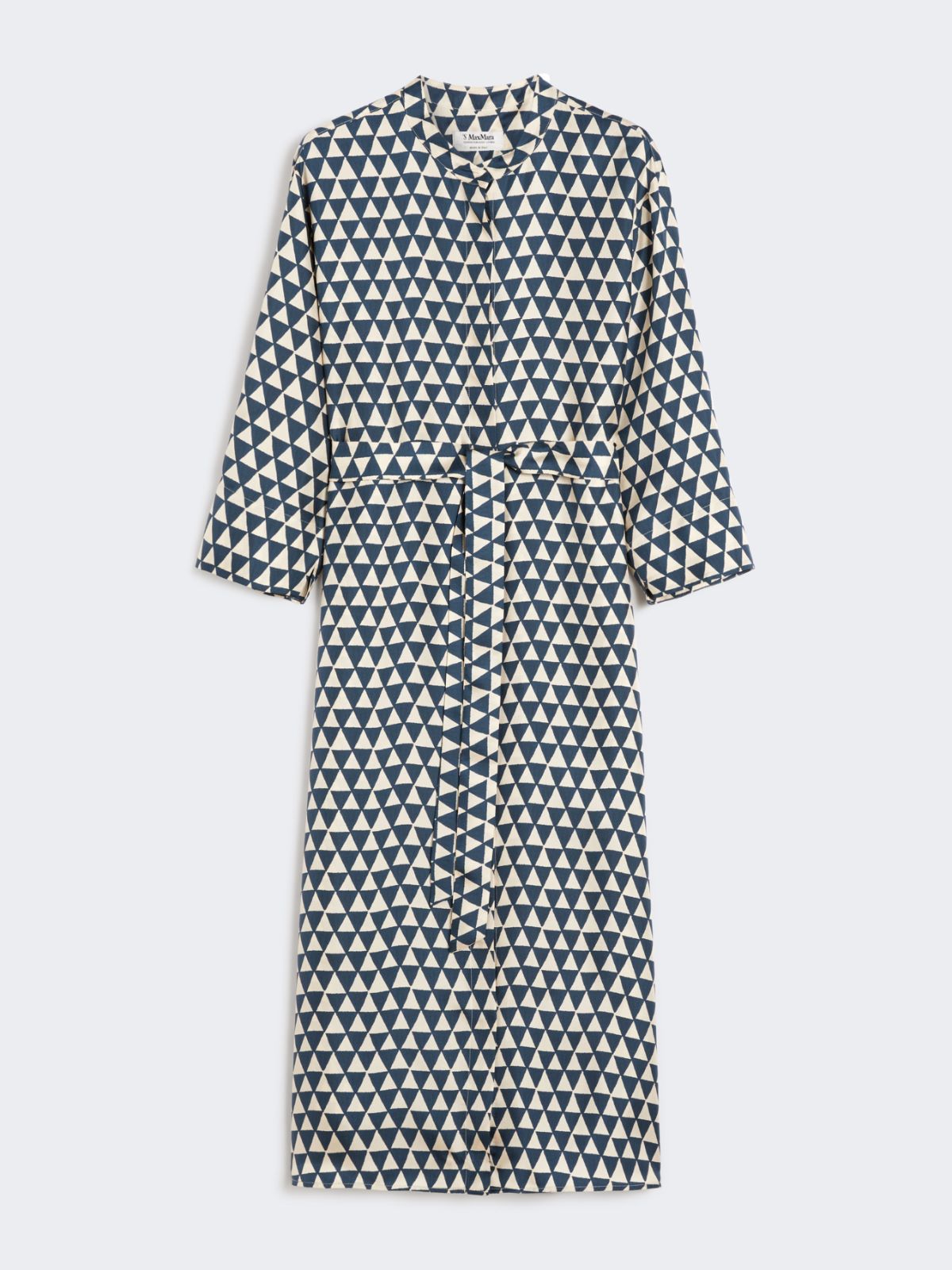 Printed silk twill kaftan - ULTRAMARINE - Max Mara - 8