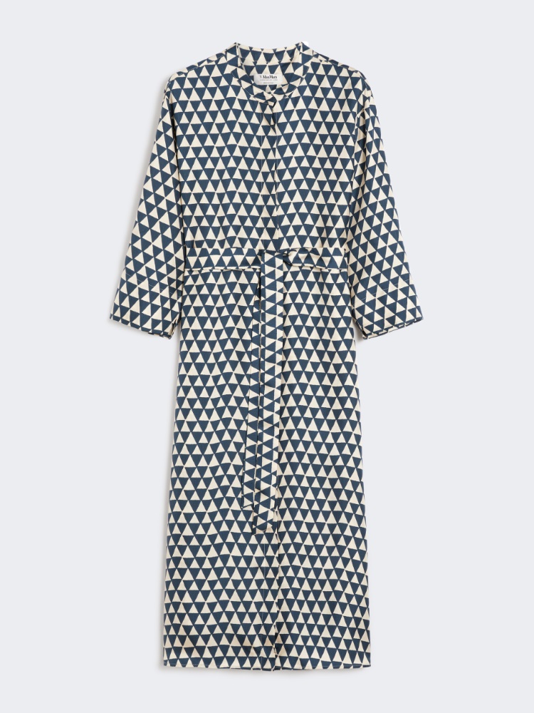 大人気【MAXMARA】Abito in twill di seta stampata 大人気【MAXMARA】Abito in twill di seta stampata