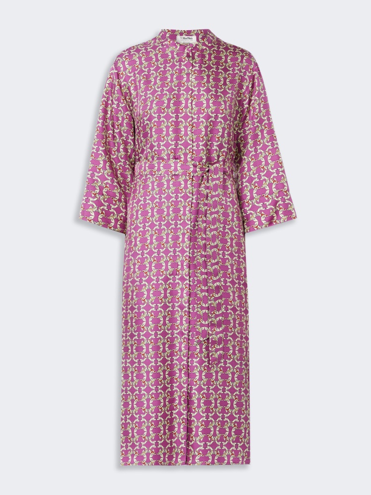 大人気【MAXMARA】Abito in twill di seta stampata Abito in twill | Max Mara