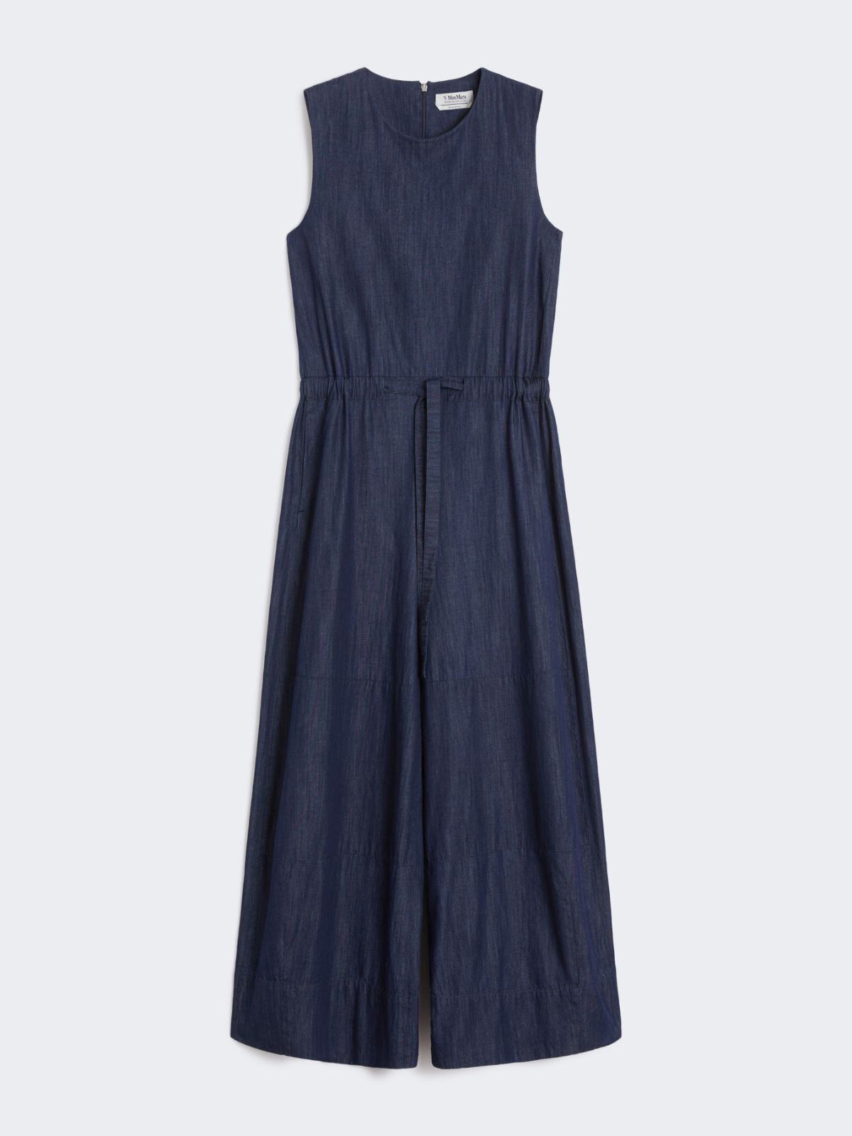 Cotton denim jumpsuit - MIDNIGHTBLUE - Max Mara - 8