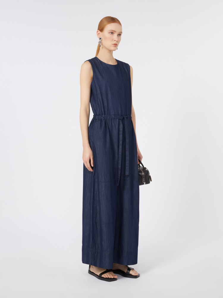 Tuta in denim di cotone - BLU NOTTE - Max Mara