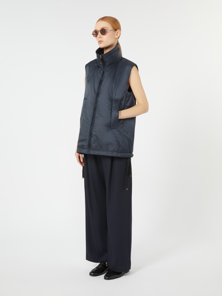 Wattierte Weste aus wasserabweisendem Canvas - NACHTBLAU - Max Mara - 2