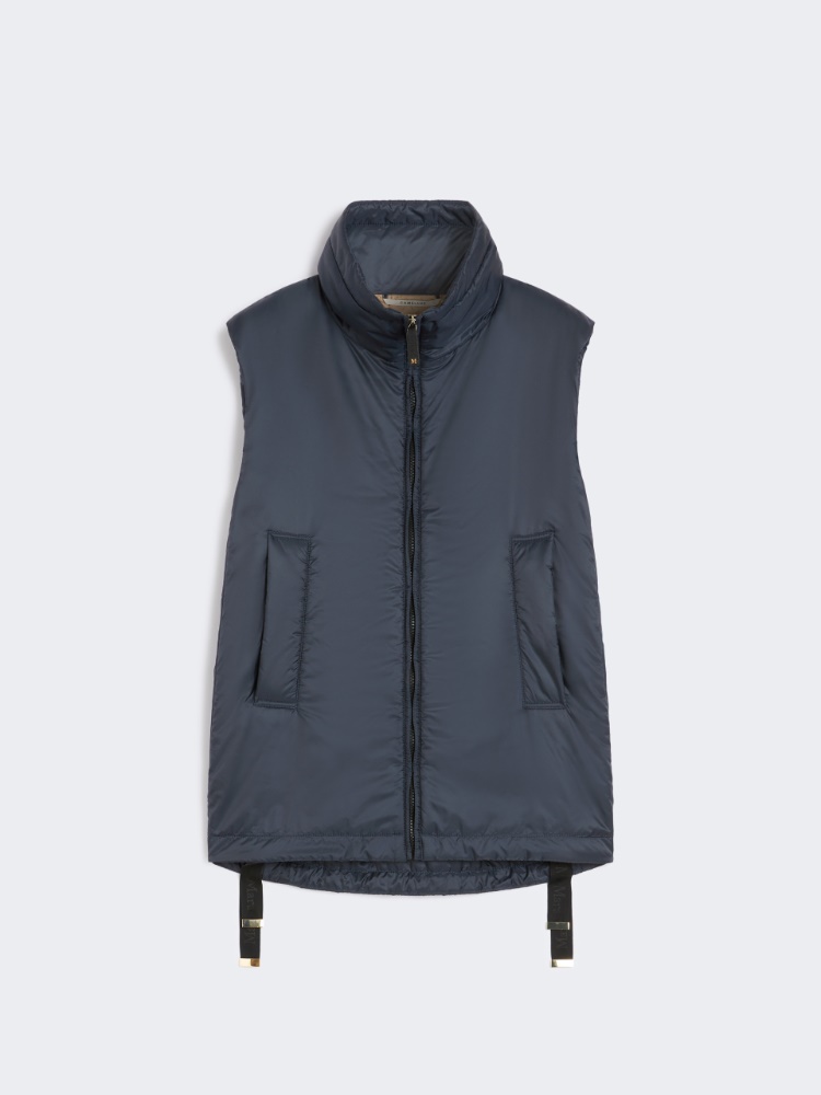 Wattierte Weste aus wasserabweisendem Canvas - NACHTBLAU - Max Mara