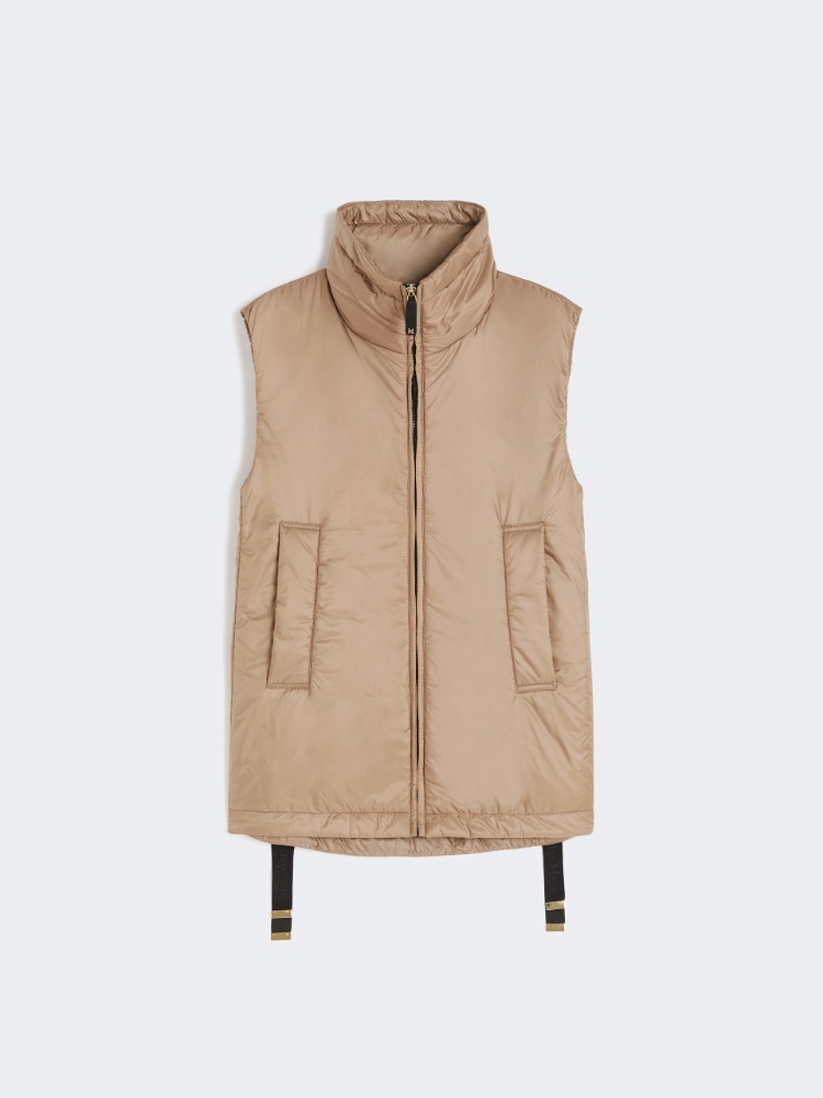 Wattierte Weste aus wasserabweisendem Canvas - HONEY - Max Mara