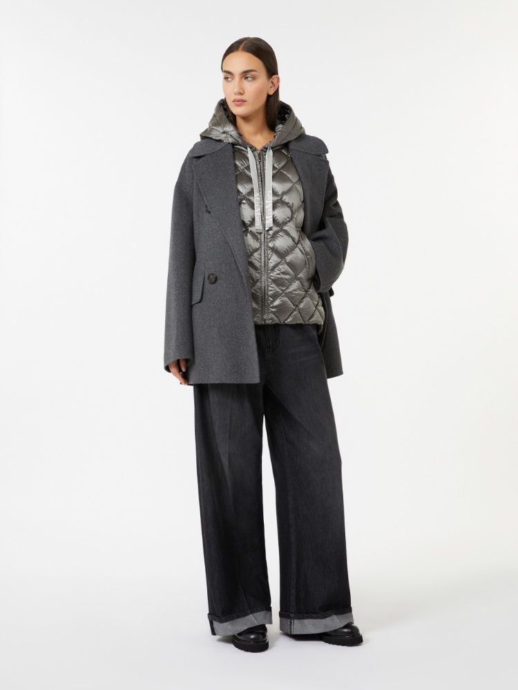 Water-repellent padded gilet - MEDIUM GREY - Max Mara