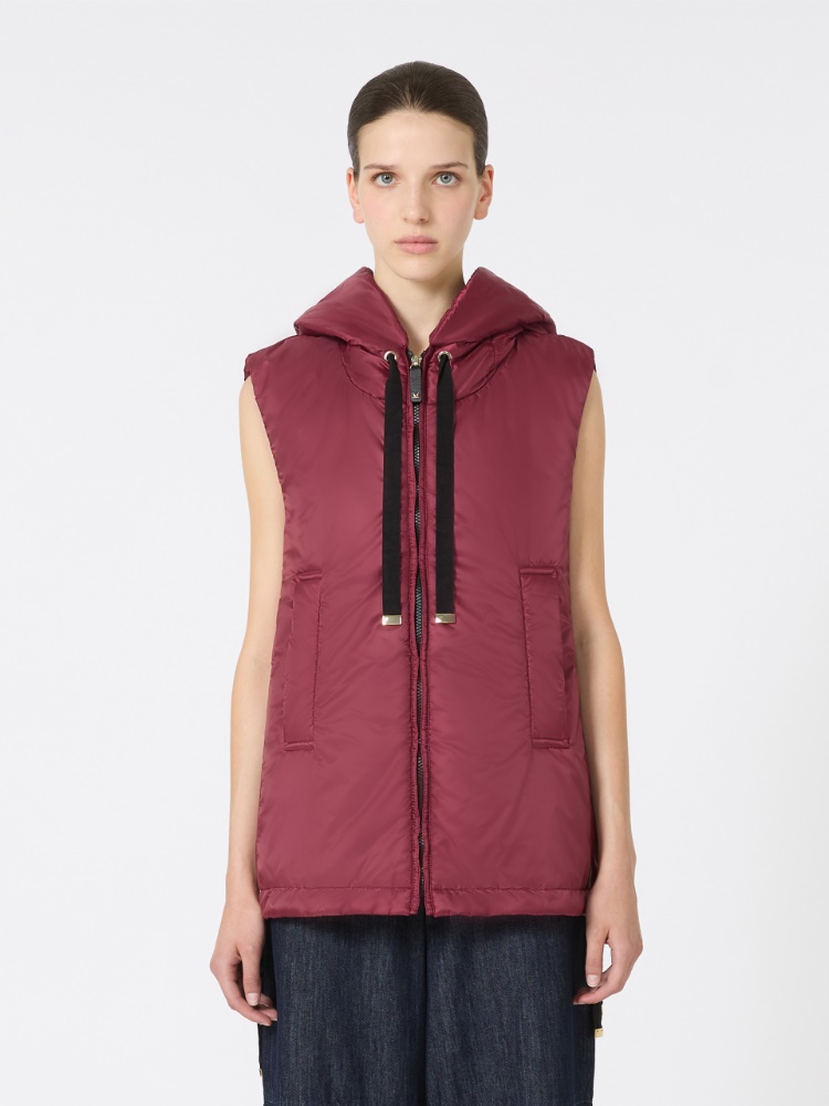 MAX MARA｜VESTS (GREENGO (19291034 084 / 19291034600 084 Padded vest Max Mara The Cube Greengo in camel-colored anti