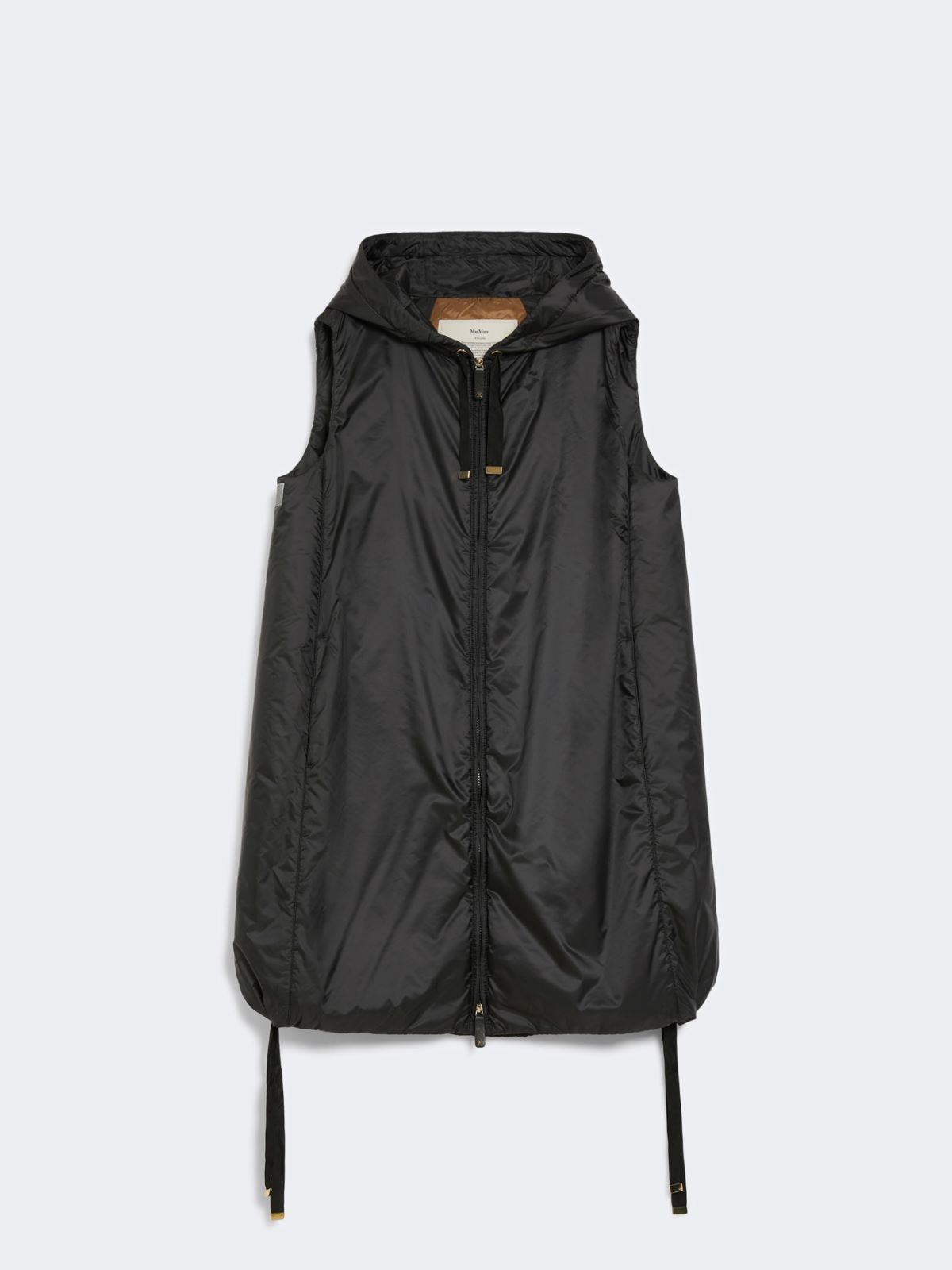 Water-repellent canvas gilet - BLACK - Max Mara - 9
